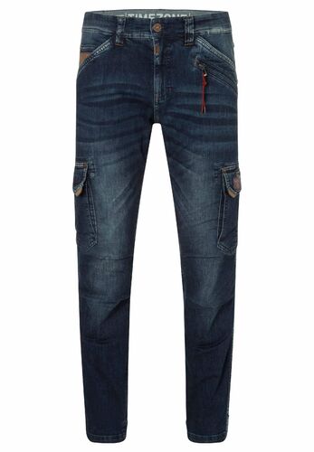 Cargo-Jeans mit sportlicher Passform 