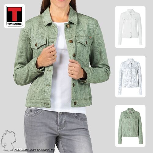 Jeansjacke mit Umlegekragen und Brusttaschen