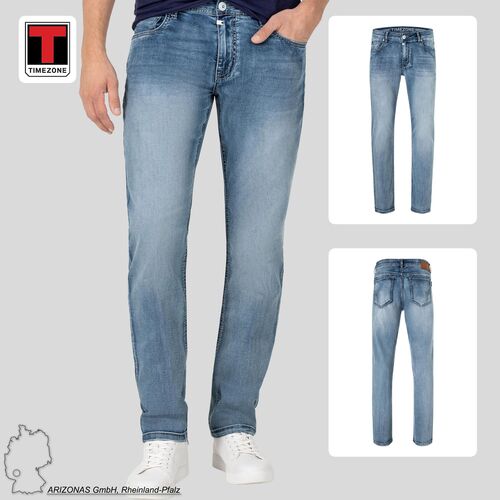 Slim-Fit Jeans mit Fade-Effekt und Stretch