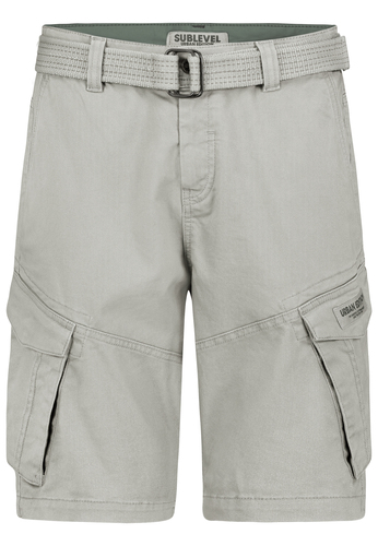 Cargo-Shorts mit G�rtel und Seitentaschen 