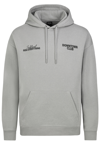 Hoodie mit Logoprint und K�ngurutasche 