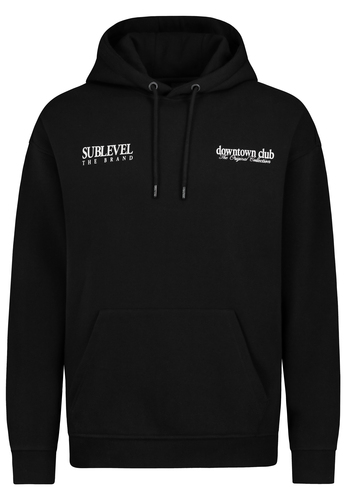 Hoodie mit Logoprint und K�ngurutasche 