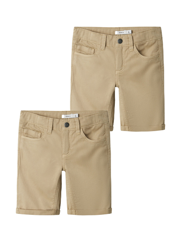 2er-SET Bermuda Jeans Shorts Kurze Denim Hose 