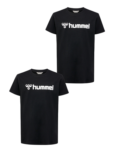 2er-SET T-Shirt mit Logo aus Bio-Baumwolle 