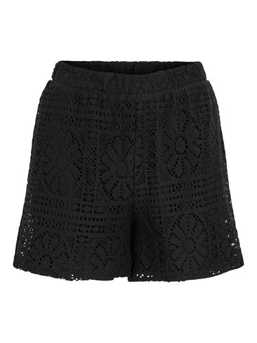 Spitzen-Shorts mit geometrischem Muster 