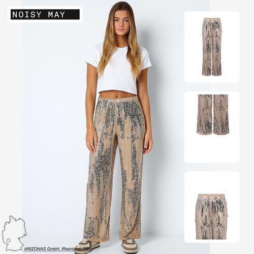 Glitzernde Pailletten-Hose mit Stretchbund