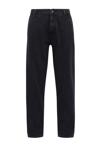 Denim Jeans Hose mit weitem Bein und Eingrifftaschen  