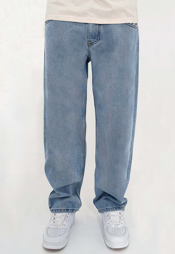 Loose Fit Jeans mit Print Baggy Pants  