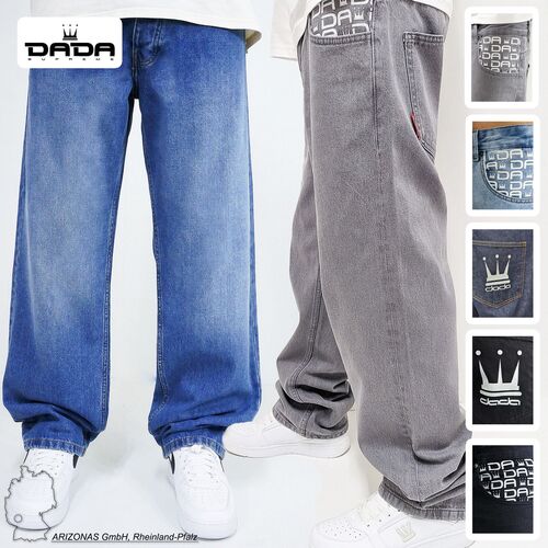 Loose Fit Jeans mit Print Baggy Pants 