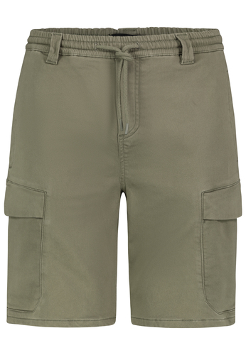 Bermuda Cargo-Shorts mit Kordelzug und Taschen 