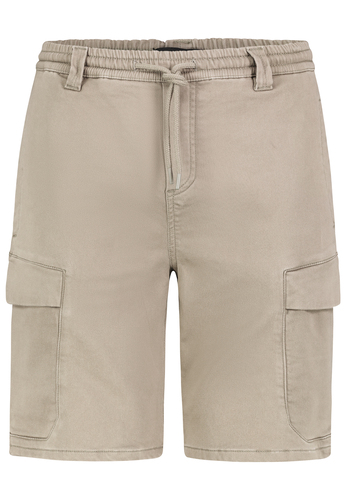 Bermuda Cargo-Shorts mit Kordelzug und Taschen 