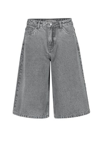 Damen Capri Jeans im Baggy Fit mit weitem Bein 