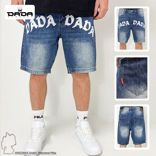 Loose Fit Baggy Jeans Shorts mit Frontlogo
