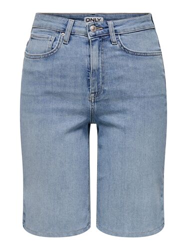 Jeans-Bermudashorts mit geradem Bein und f�nf Taschen 