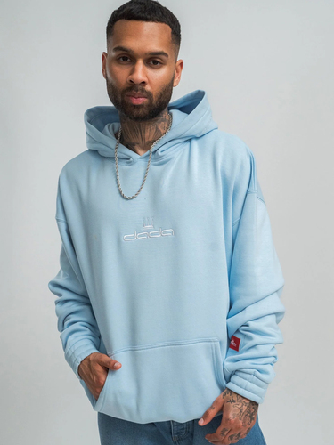 Oversized Hoodie mit Logo-Details und Rei�verschlusstasche 