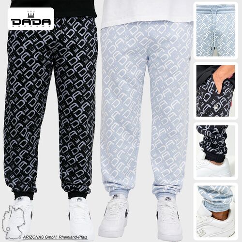 Baggy Design All Over Jogger mit Print und B�ndchen