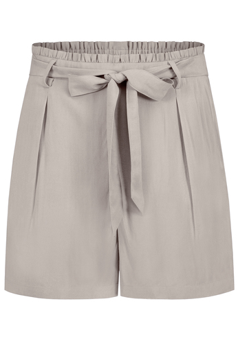 Elegante Palazzo Shorts mit elastischem Bund und Bindeband 