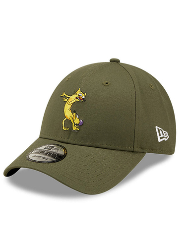 New Era Cap mit Catdog Motiv in Olivgr�n verstellbar 