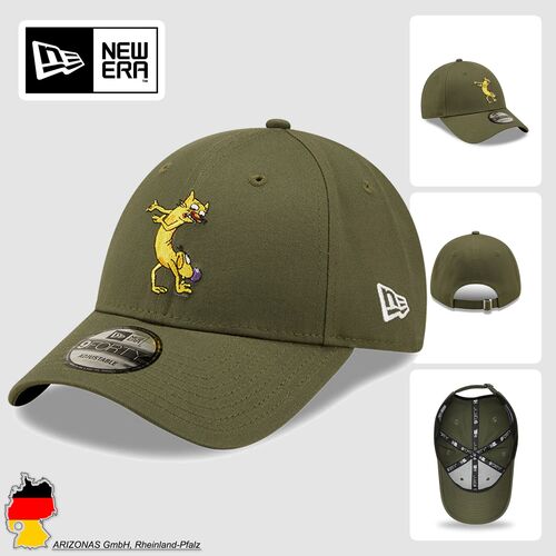 New Era Cap mit Catdog Motiv in Olivgr�n verstellbar