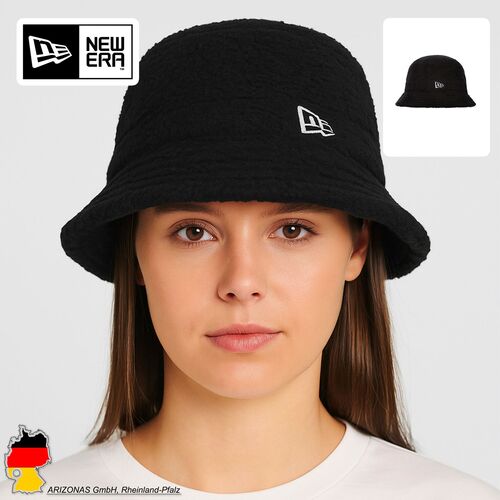 New Era Teddy Bucket Hat Weiches Winterdesign 
