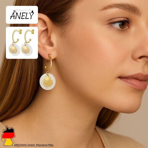 Creolen mit Muschel-Anh�nger