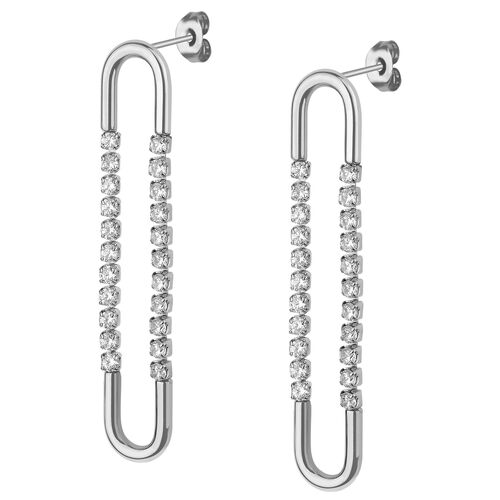 Lange Ohrstecker mit Glitzer 