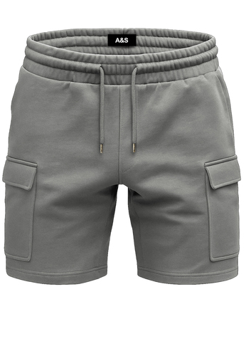 Egomaxx Sweat Shorts mit Cargo Design und Kordelzug 