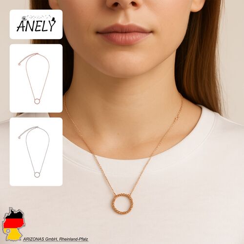 Filigrane Halskette mit Ringanh�nger