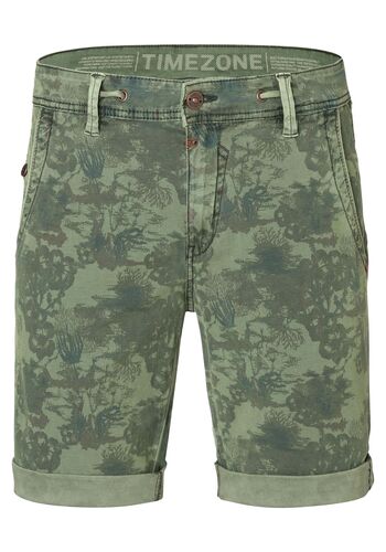 Gemusterte Bermuda Shorts mit Design 
