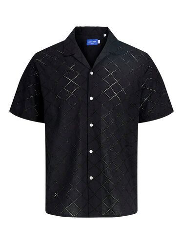 Jack & Jones Gestepptes Kurzarmhemd mit Karomuster und Kn�pfen 