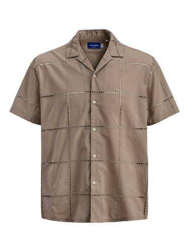 Jack & Jones Gestepptes Kurzarmhemd mit Karomuster und Kn�pfen 