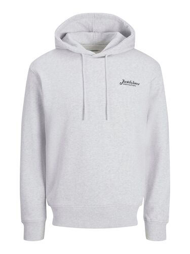 Jack & Jones Kapuzenpullover mit Kordelzug und Logo auf der Brust 