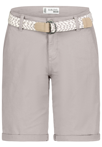 Bermuda Shorts mit G�rtel und Ges��taschen 