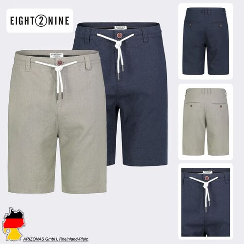 Casual Chinoshorts mit Kordelzug und Taschen