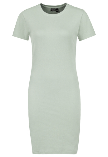 Elegantes Maxikleid Figurbetont mit Kurzen �rmeln 