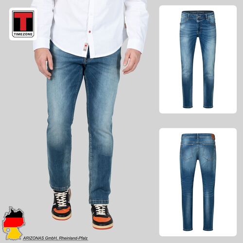 Modische Jeans mit klassischem Schnitt und modernem Design