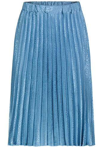 Modischer Plissierter Rock mit Leopardenmuster 