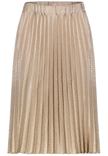 Modischer Plissierter Rock mit Leopardenmuster 