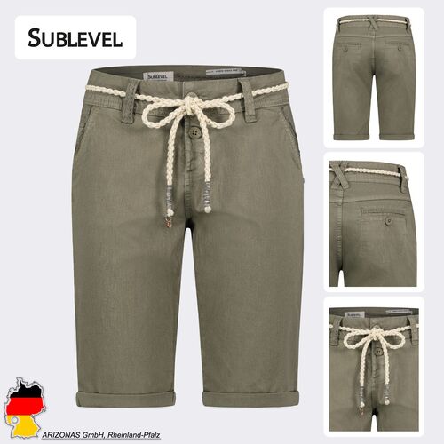 Bermudas mit geflochtenem Kordelzug perfekt zum Wandern