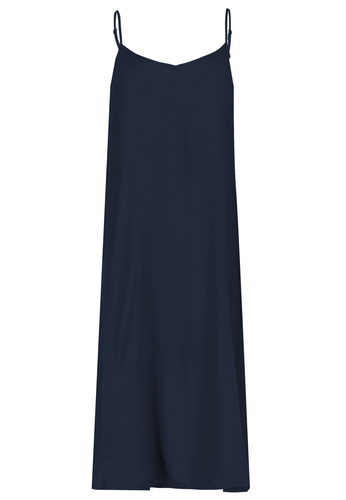 Sommerkleid mit Spaghettitr�gern und geradem Schnitt 