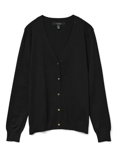 Elegantes Strick-Cardigan mit V-Ausschnitt und Locker Geschnitten 