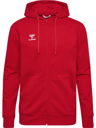 Zip Hoodie mit Logo und Rei�verschluss 
