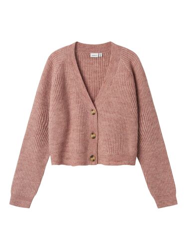 Stylischer Strickcardigan mit Knopfleiste und V-Ausschnitt 