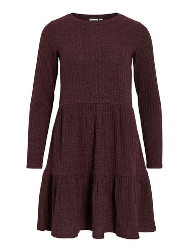 Elegantes Langarm Minikleid mit R�schen 