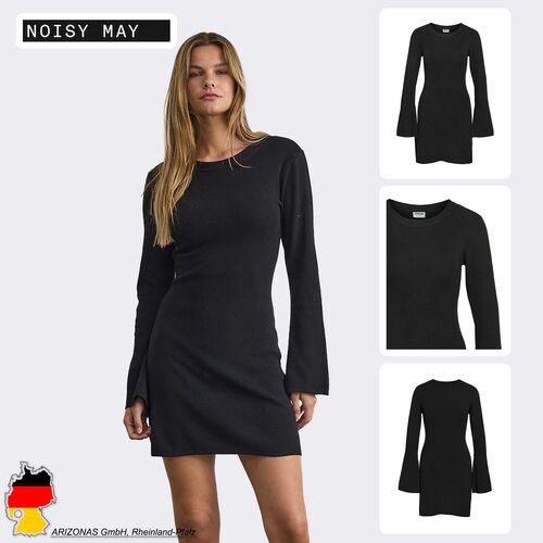 Modisches Kleid mit ausgestellten �rmeln