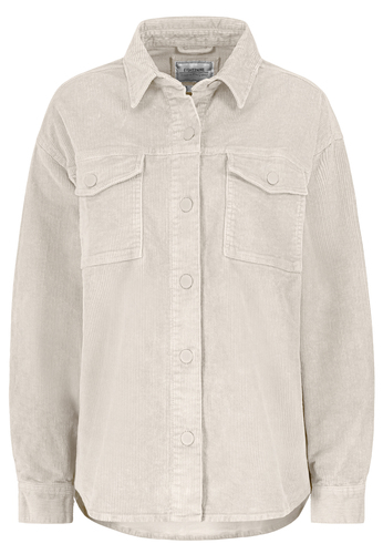 Klassisches Cord-Hemd im modernen Design mit Fronttaschen 