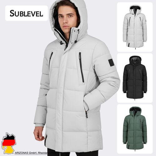 Stylische Winterjacke mit abnehmbarer Kapuze