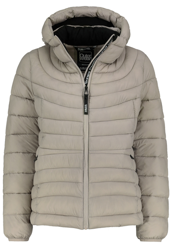 Daunenjacke mit Kapuze und Rei�verschluss f�r Outdoor 