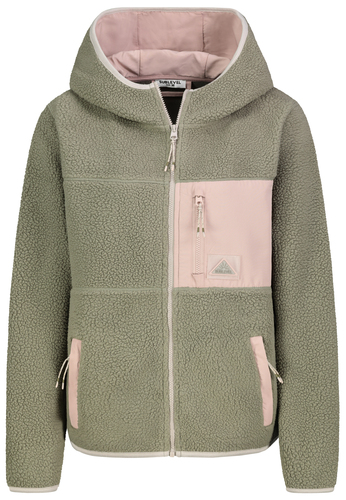 Kapuzenjacke mit K�ngurutasche und Rei�verschlusstaschen 