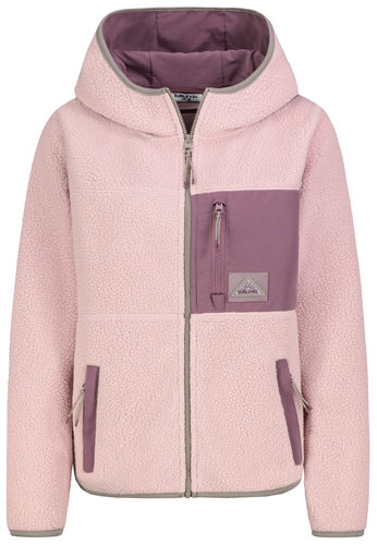 Kapuzenjacke mit K�ngurutasche und Rei�verschlusstaschen 